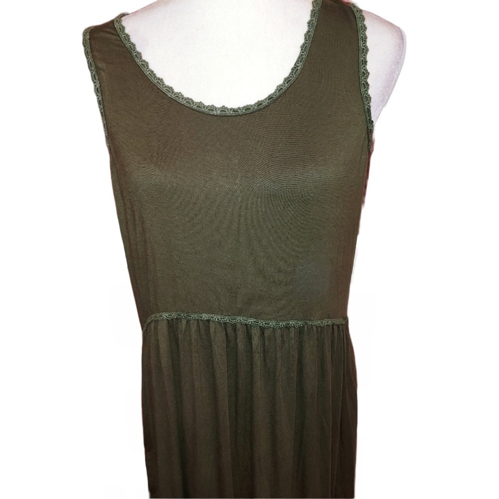NWT Kori Rayon Blend Greenish Dress S